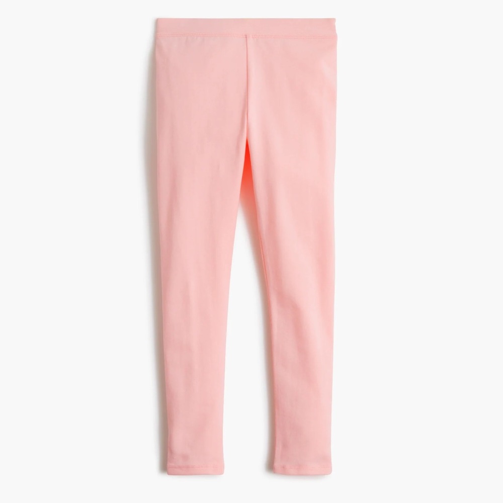NWT Crewcuts Full Length Everyday Pull On Pink Leggings US Girls Sz 8 small dirt